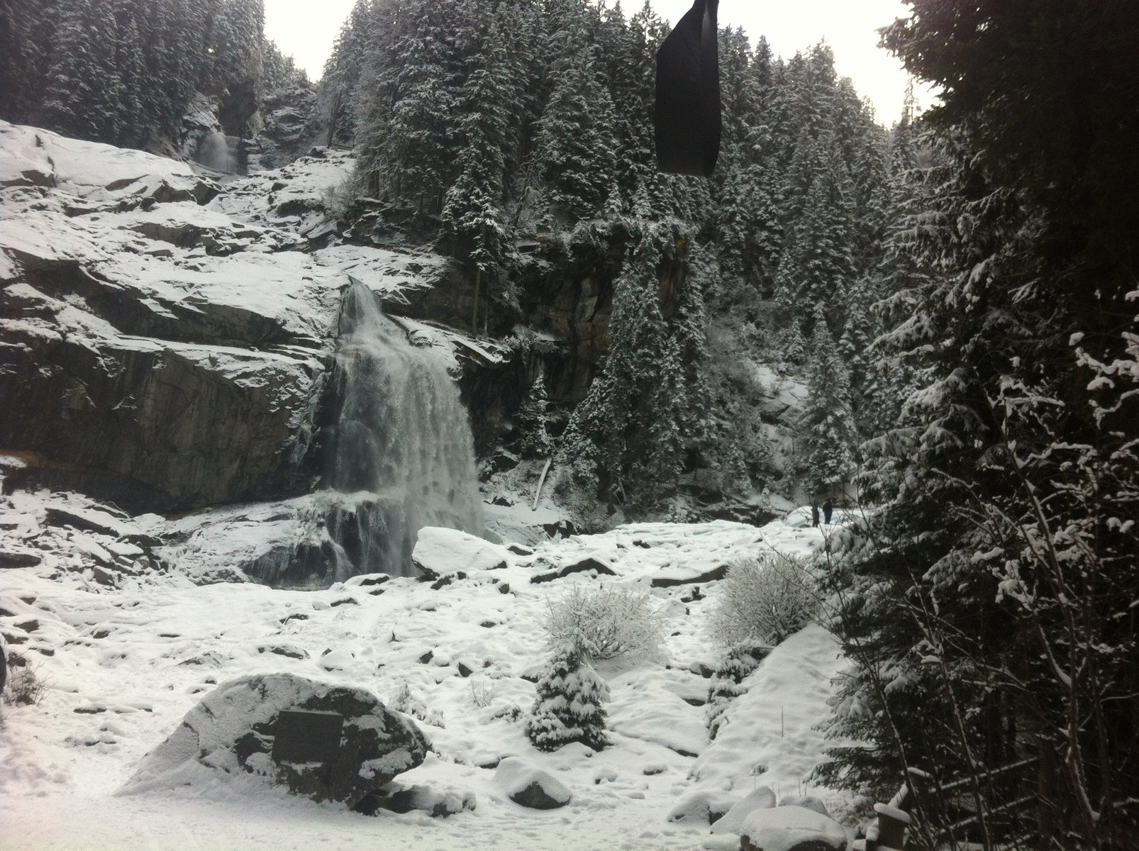 winterliche Landschaft in Krimml